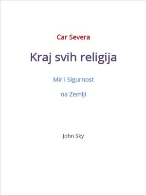 cover image of Car Severa & Kraj svih religija